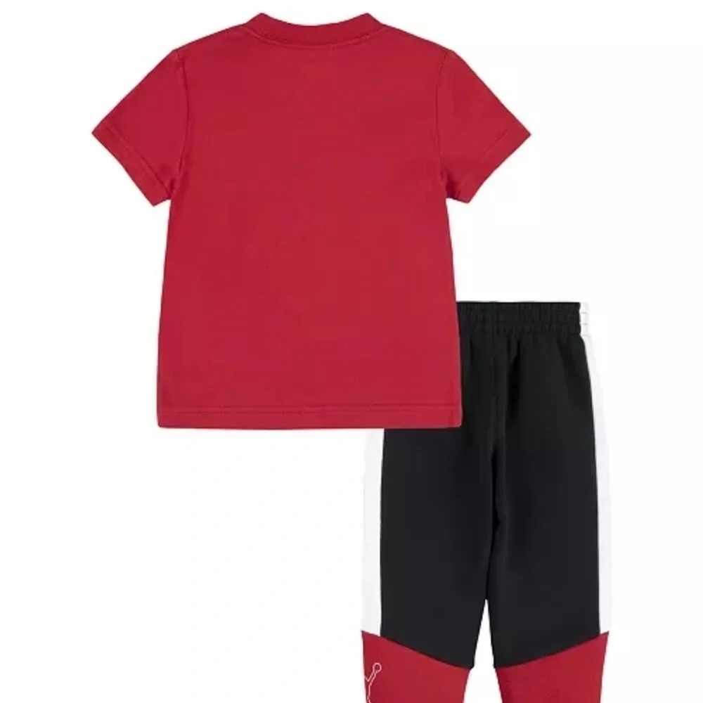 Jordan Little Boys Playground Fleece T-shirt and Pants Set joggers 4